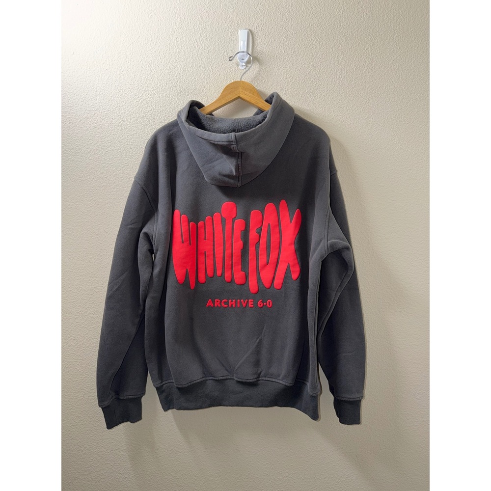 Women's White Fox Archives 6 Oversized Hoodie Size Small/Medium